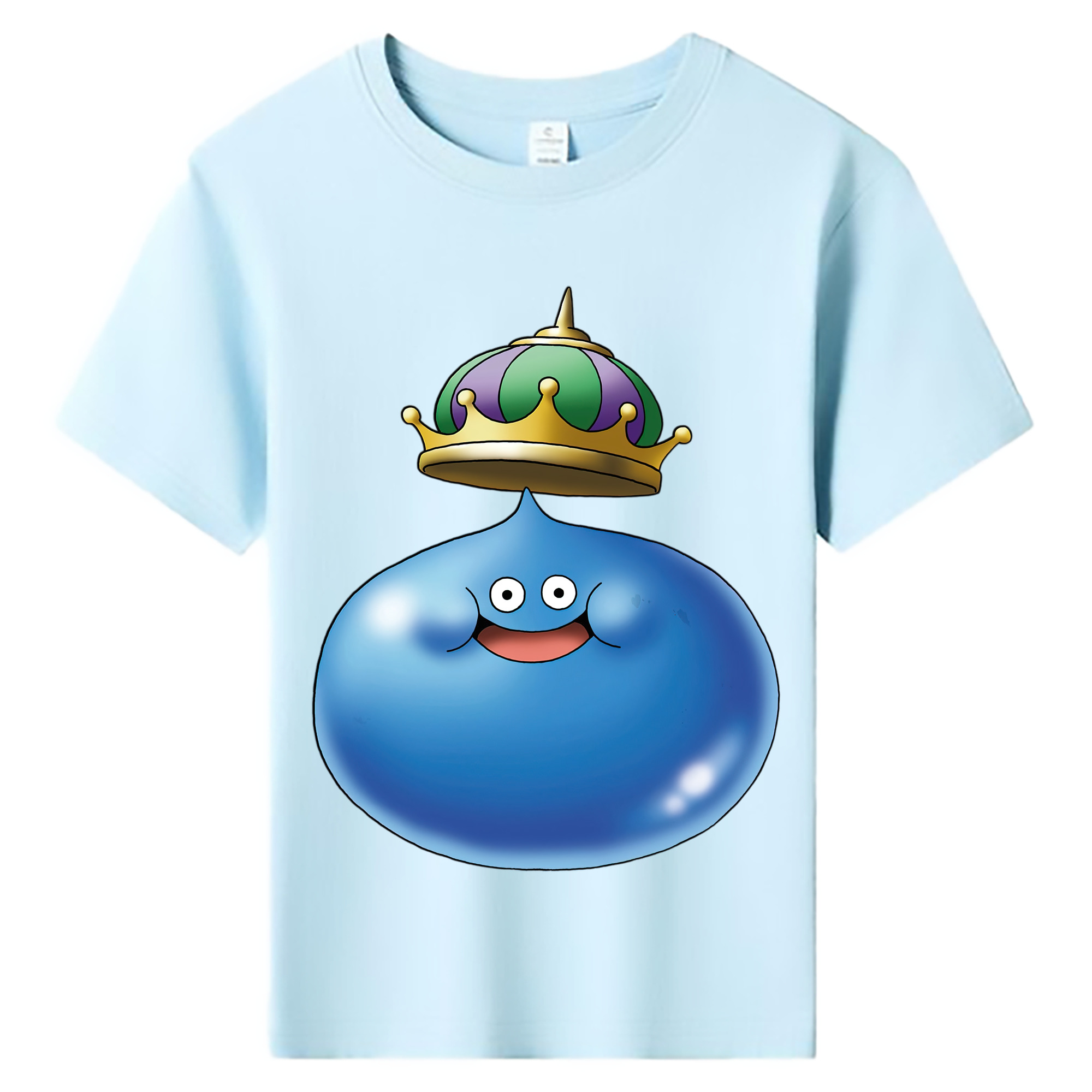 （画像用） ドラゴンクエスト Doragon Kuesuto Dragon Quest 綿100％キッズTシャツ（フロントプリント）